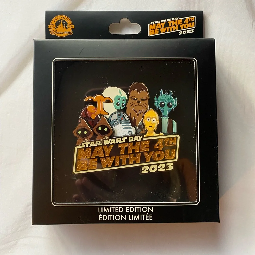 NWT Star Wars May the 4th Jumbo Pin - 2023 LIMITED EDITION